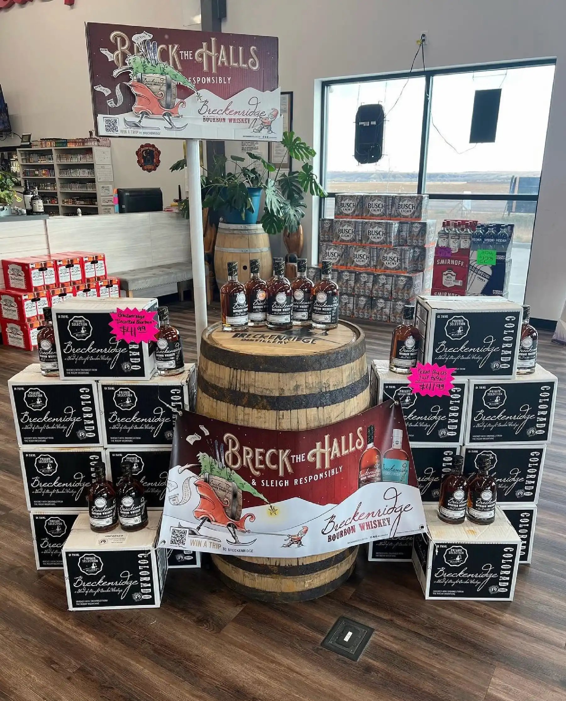 Breckenridge Distillery POS display