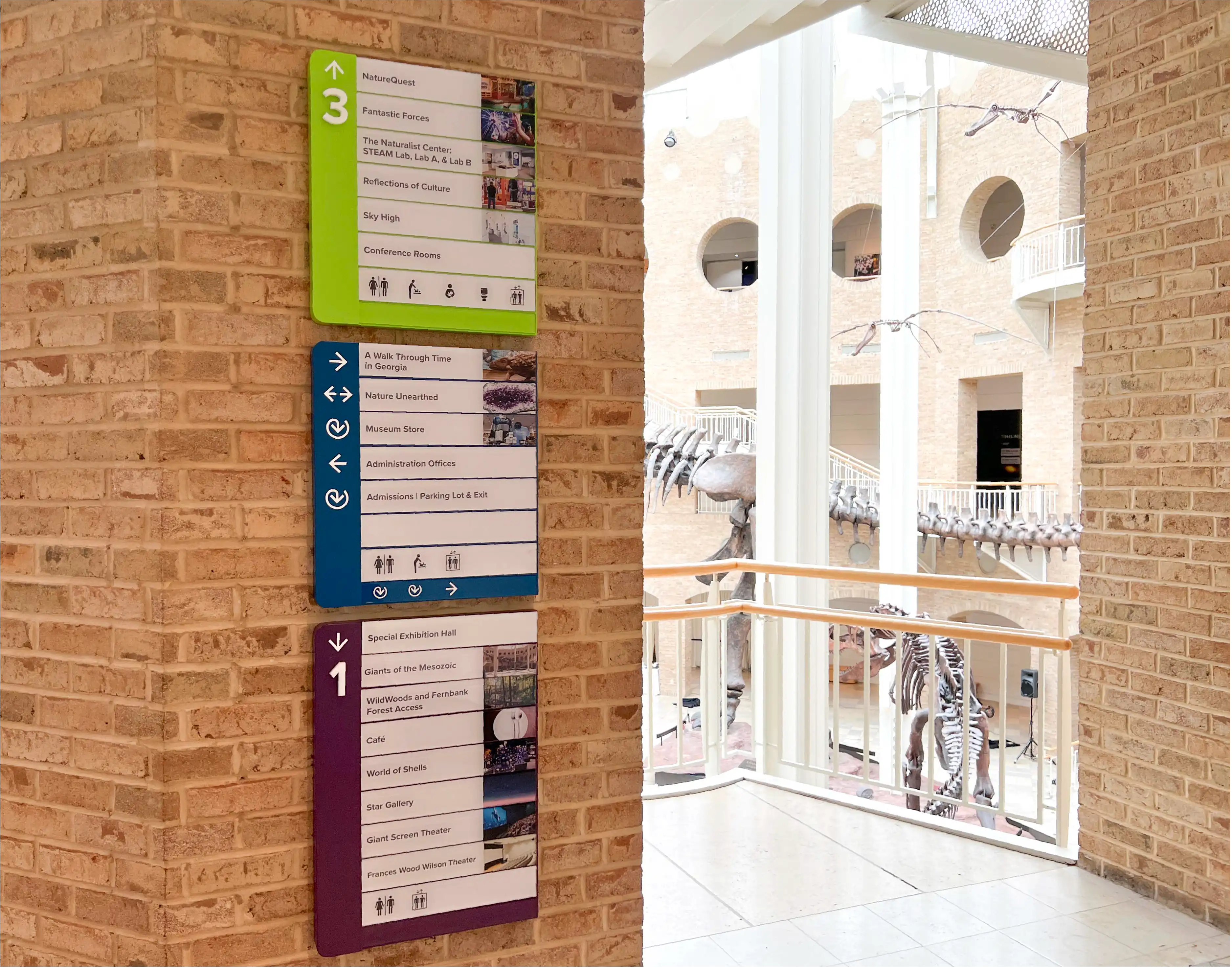 Fernbank Museum Wayfinding System_1