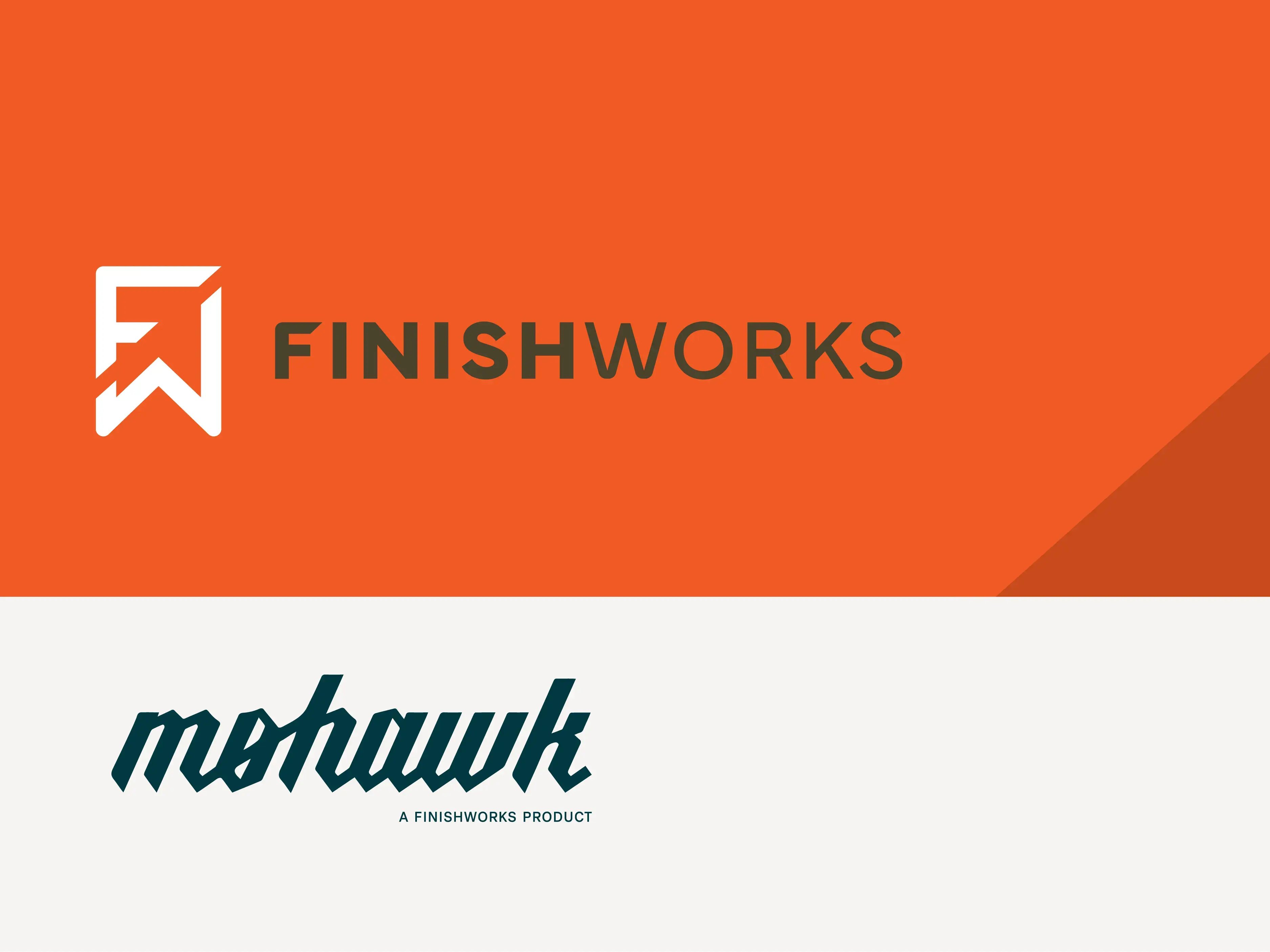 FinishWorks and Mohawk Product Brand Identity