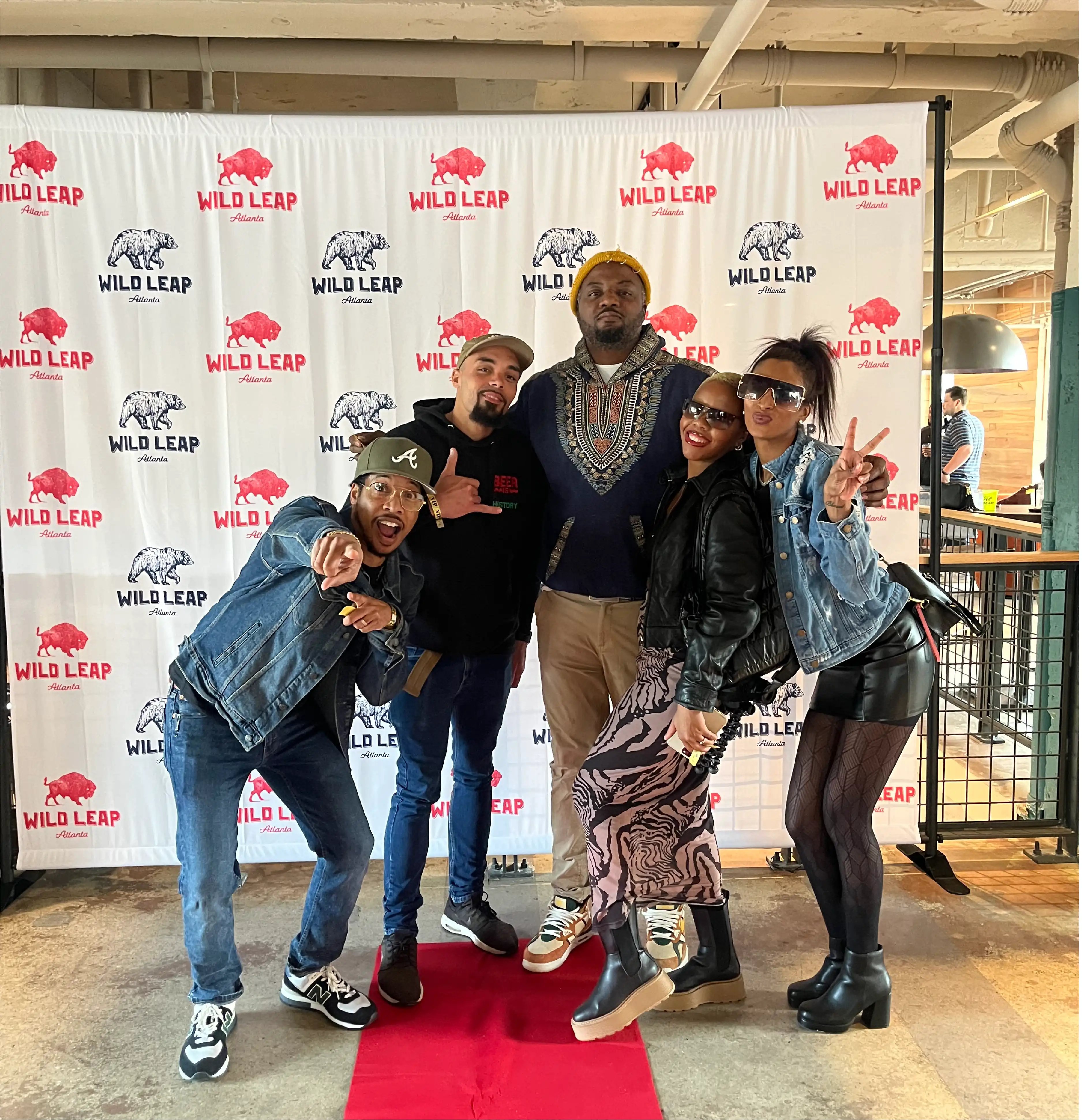 Wild Leap Brewery Atlanta Opening Step & Repeat Banner